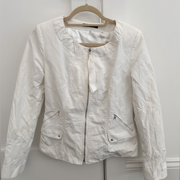 Elie Tahari White Jacket Size Small - Picture 1 of 5